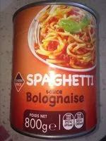 Mängden socker i Spaghetti sauce bolognaise
