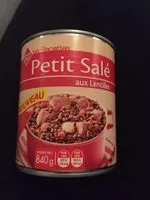 Mängden socker i Petit Salé Aux Lentilles