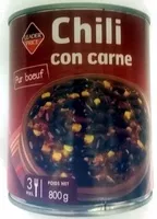 Mängden socker i Chili con carne (Pur bœuf)