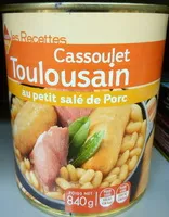 Mängden socker i Cassoulet toulousain au petit salé de Porc