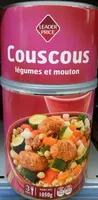 Mängden socker i Couscous légumes et mouton