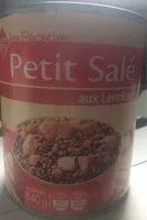 Mängden socker i Petit salé aux lentilles
