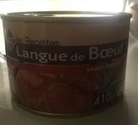 Mängden socker i Langue de boeuf sauce madere