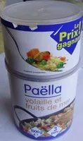 Mängden socker i Paëlla volaille et fruits de mer (3 pers.)