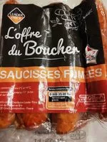 Mängden socker i Saucisses fumées