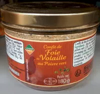 Mängden socker i Confit de Foie de Volaille au Poivre Vert