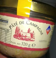 Mängden socker i Pate de campagne