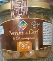 Mängden socker i Terrine de cerf à l'armagnac