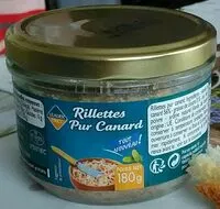 Mängden socker i Rillettes Pur Canard