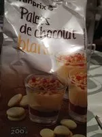 Mängden socker i Palets de chocolat blanc