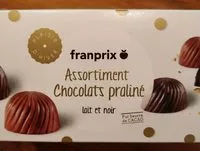Mängden socker i Assortiment Chocolats praliné