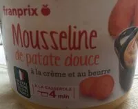 Mängden socker i Mousseline de patate douce