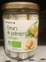 Mängden socker i Cœurs de palmiers sauvages