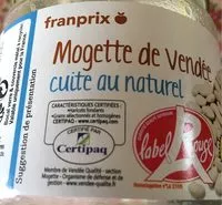 Mängden socker i Mogette de vendée