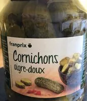 Mängden socker i Cornichons aigre-doux