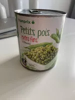 Mängden socker i Petits pois extra fins à l'étuvée
