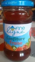 Mängden socker i Fine Ligne Confiture Fraise