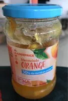 Mängden socker i Marmelade d'orange
