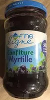 Mängden socker i Fine Ligne - Confiture de Myrtilles