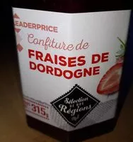 Mängden socker i Confiture de fraises de Dordogne