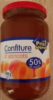 Mängden socker i Confiture d'abricots 