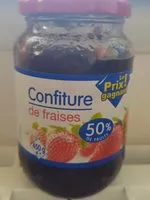Mängden socker i Confiture Fraise