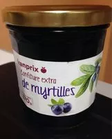Mängden socker i Confiture extra myrtilles