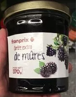 Mängden socker i Gelée extra de mures