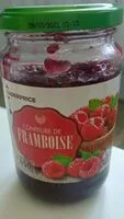 Mängden socker i Confiture de framboise