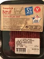 Mängden socker i Steak haché 5%