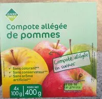 Mängden socker i Compote Allégée de Pommes