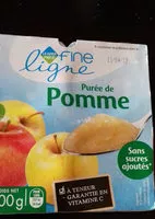 Mängden socker i Compote purée de pomme, Fine Ligne