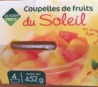 Mängden socker i Coupelles de fruits du soleil