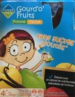 Mängden socker i Compote Pomme Vanille sans Sucres Ajoutés