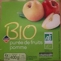 Mängden socker i Purée de fruit pomme