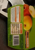 Mängden socker i Purée de fruits sans sucres ajoutés pomme