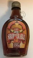 Mängden socker i Sirop d'Erable 100% pur