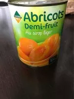 Mängden socker i Abricots au Sirop Léger
