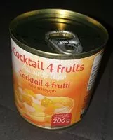 Mängden socker i Cocktail 4 fruits