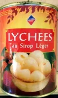 Mängden socker i Lychees au sirop léger