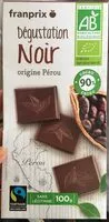 Mängden socker i Chocolat noir 90%