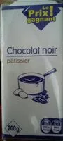 Mängden socker i Chocolat noir pâtissier