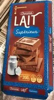 Mängden socker i Chocolat lait supérieur