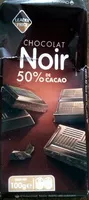 Mängden socker i Chocolat noir 50% de Cacao