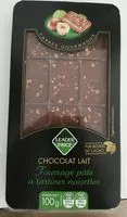 Mängden socker i Chocolat lait fourrage pâte à tartiner noisettes