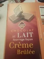Mängden socker i Chocolat au lait fourrage façon Crème Brûlée