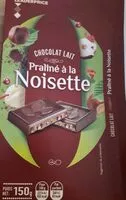 Mängden socker i Praliné à la noisette