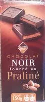 Mängden socker i Chocolat noir fourré au praliné