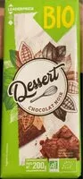 Mängden socker i Dessert chocolat noir