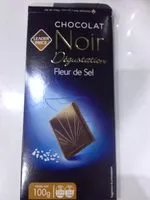 Mängden socker i Chocolat noir dégustation fleur de sel